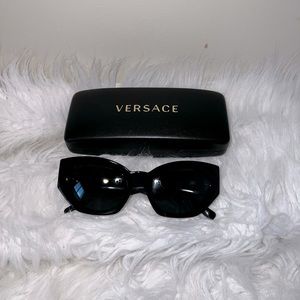 Black Medusa Crystal Sunglasses